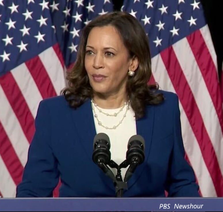 Kamala Harris, VP Nominee.